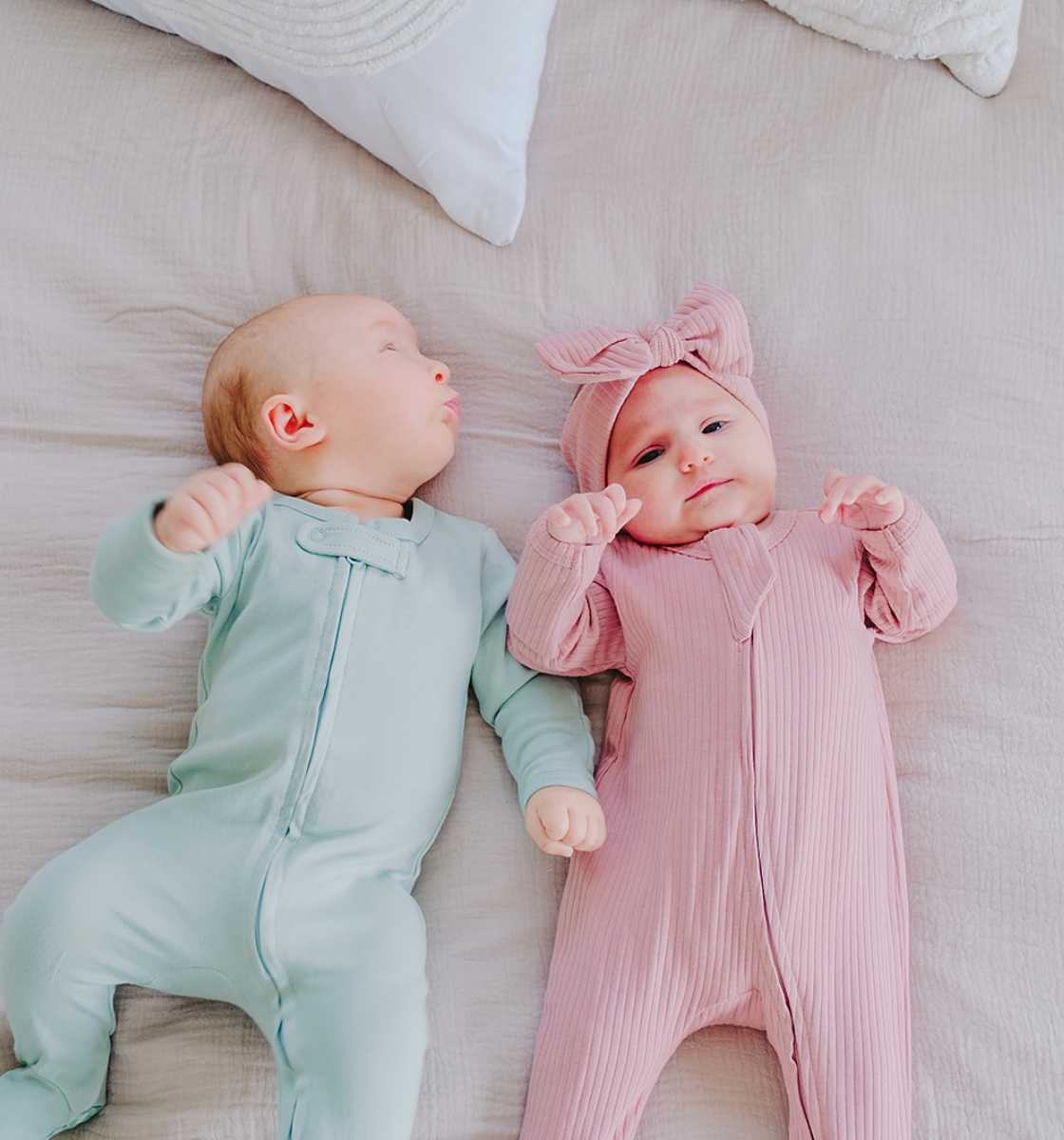 Bebe Charlie Print Organic LS Zipsuit
