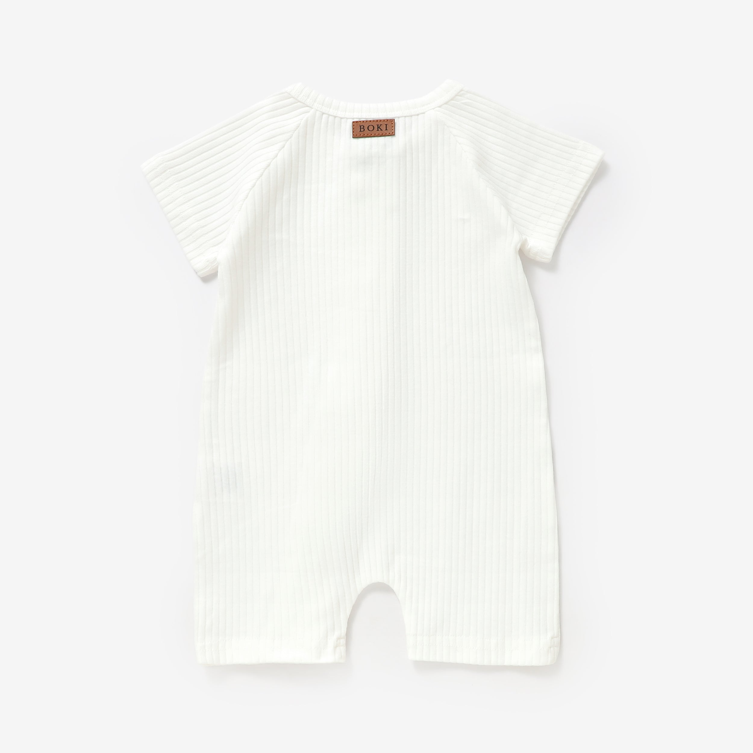 Organic Cotton 2-way Summer Zipsuit | Ivory