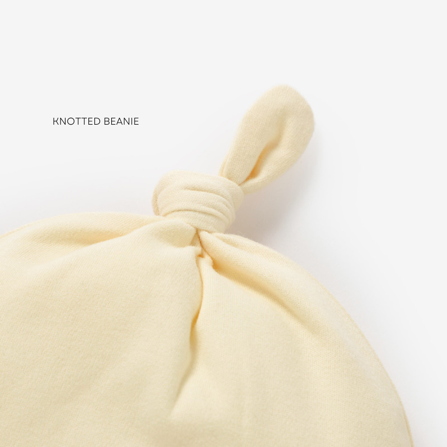 4 Piece Organic Brushed Cotton Bundle Set | Honey Cream