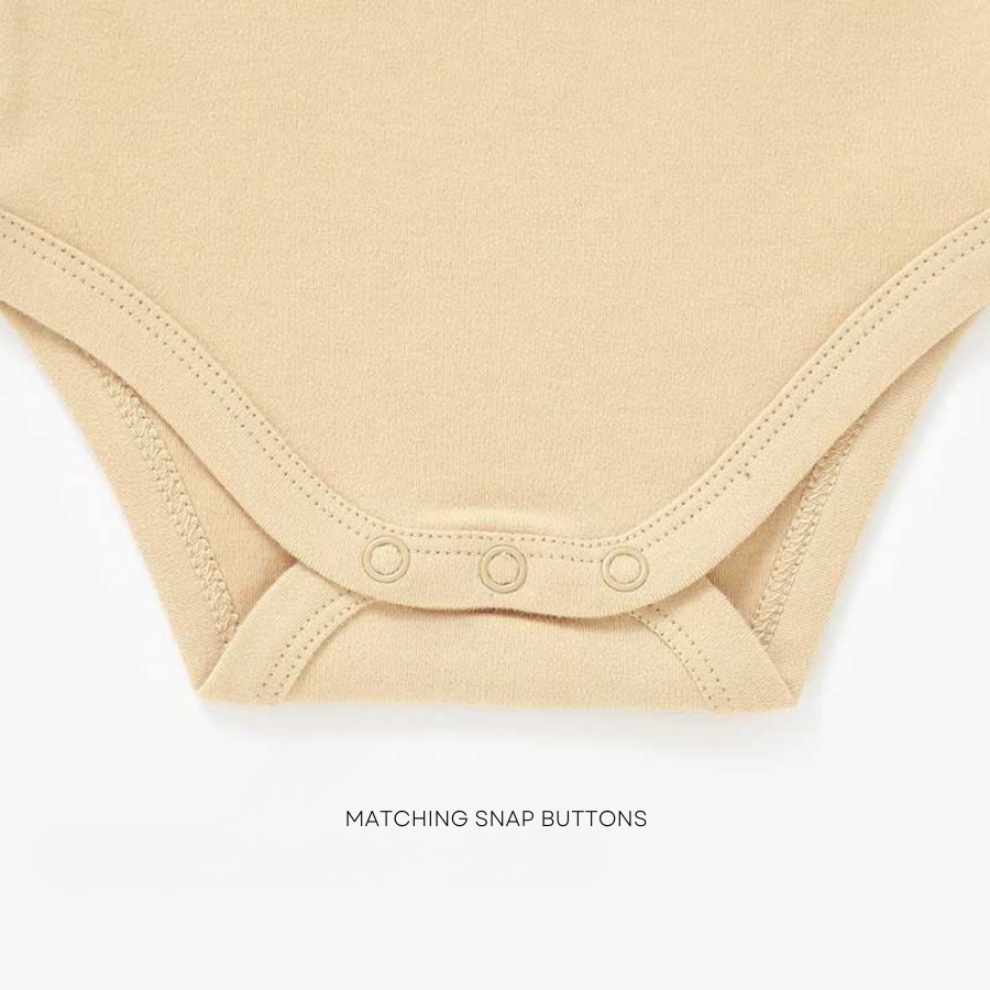 4 Piece Organic Brushed Cotton Bundle Set | Almond