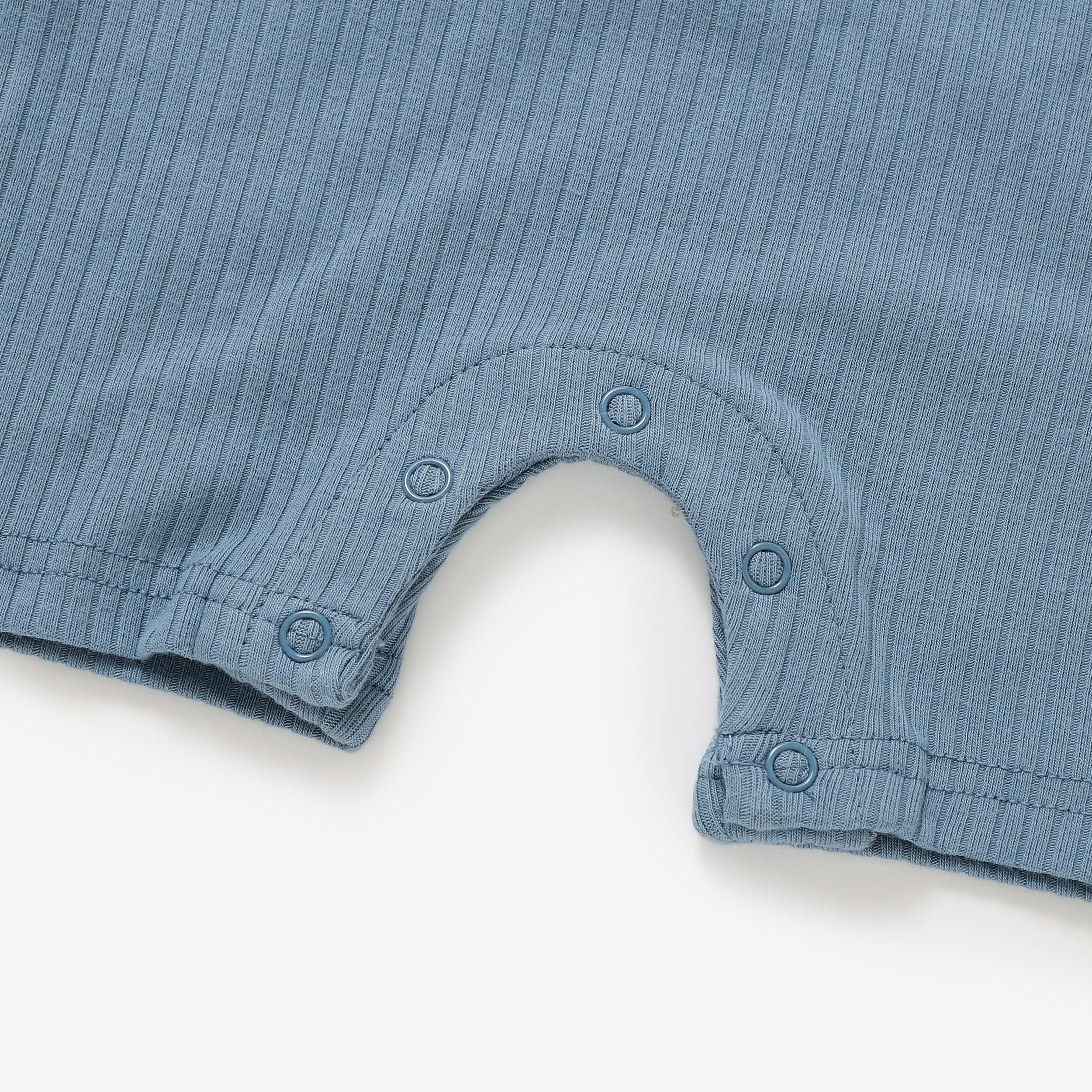 Organic Rib Cotton Tank Growsuit | Cloudy Sky