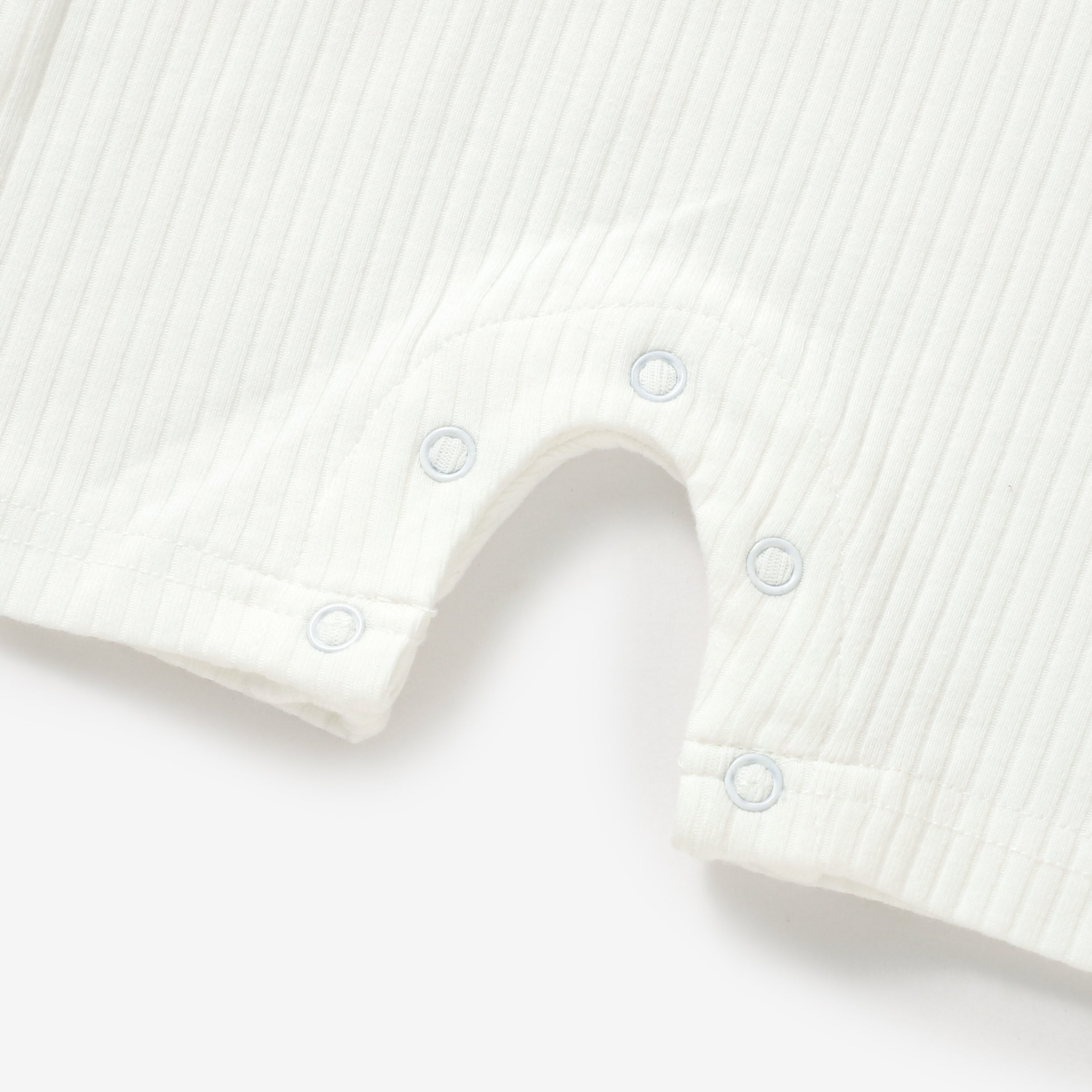 Organic Rib Cotton Tank Growsuit | Ivory