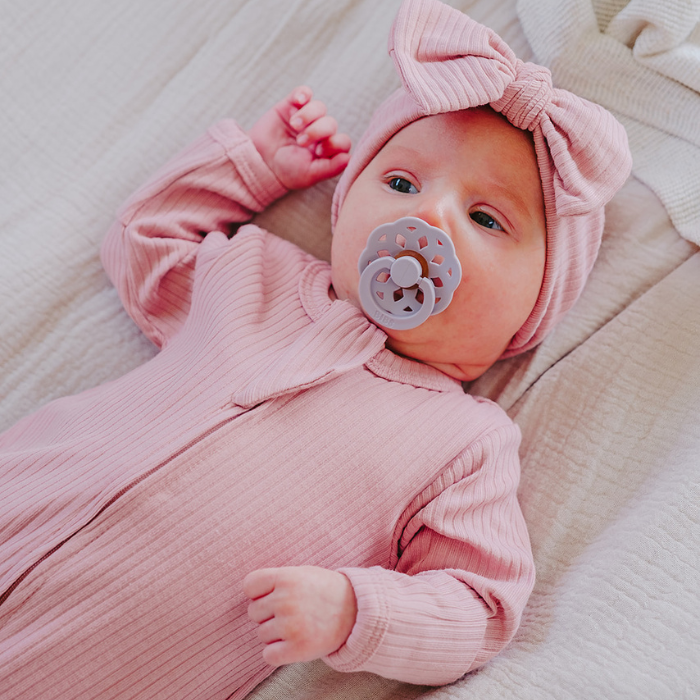 Organic Cotton Baby Girl Headband | Blush