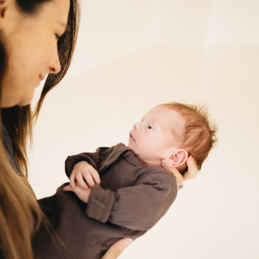 Organic Cotton 2-way Zipsuit with Footies & Mittens | Charcoal