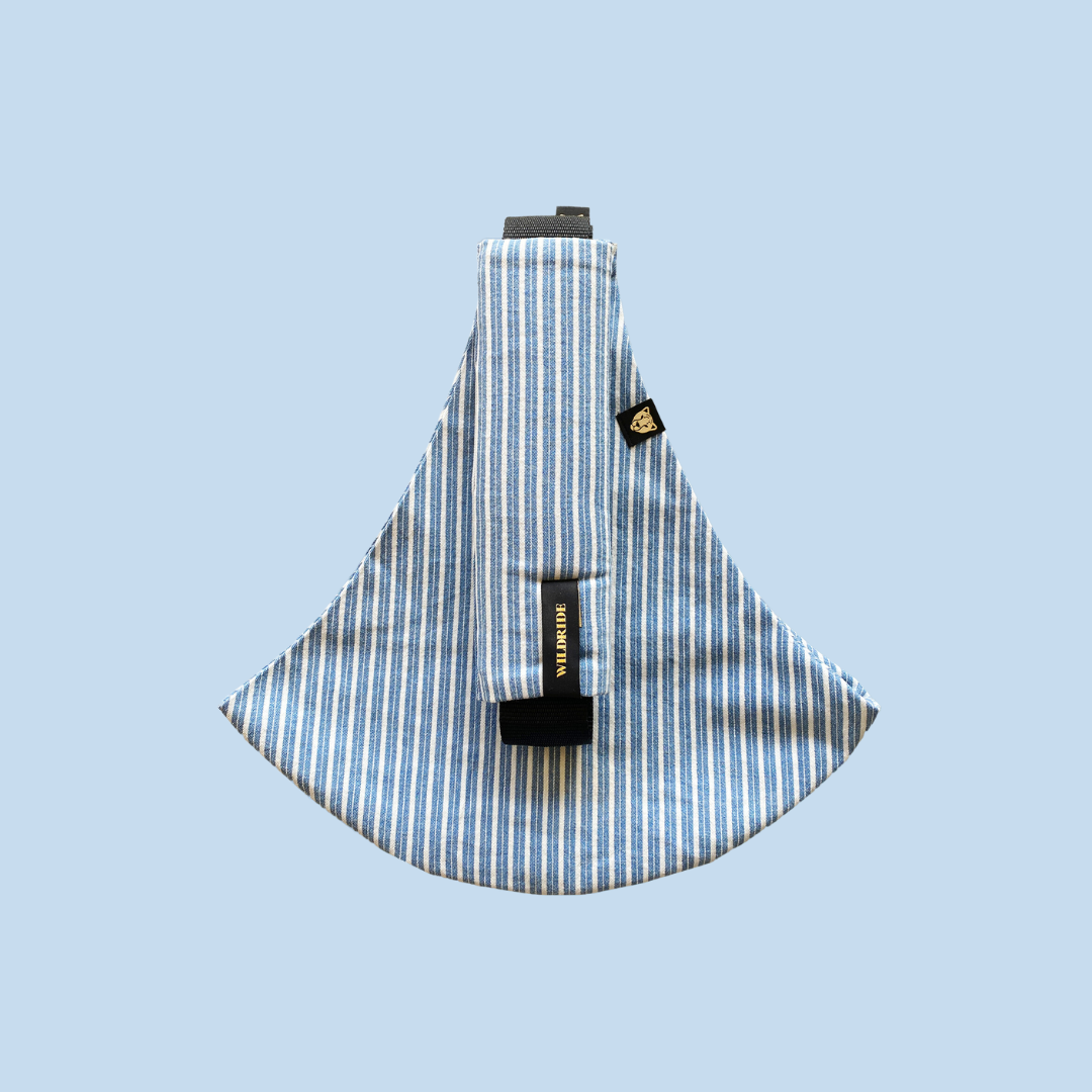 Wildride Toddler Carrier | Light Denim Stripe