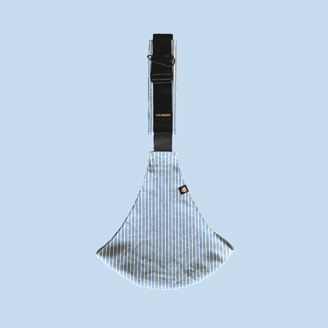 Wildride Toddler Carrier | Light Denim Stripe