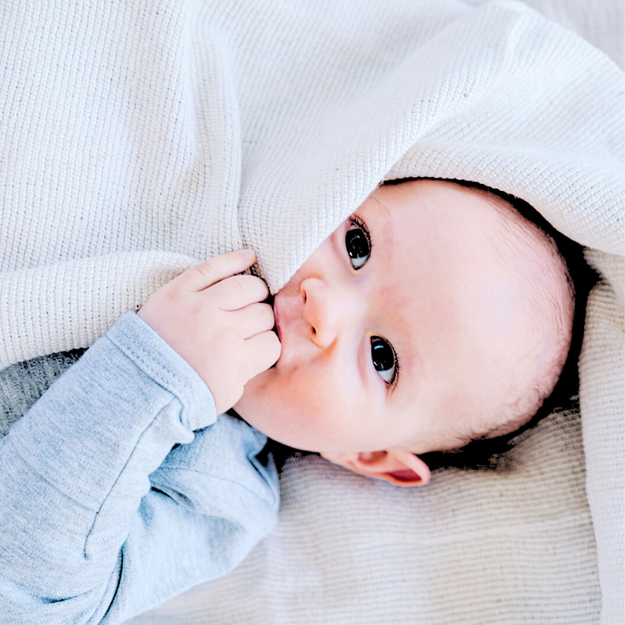 Organic Cotton 2-way Zipsuit with Footies & Mittens | Dove Grey