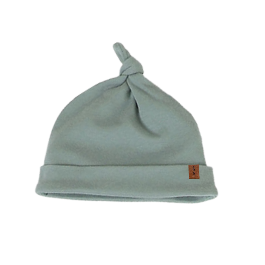 Organic Cotton Knot Hat | Ocean Green New Logo Design