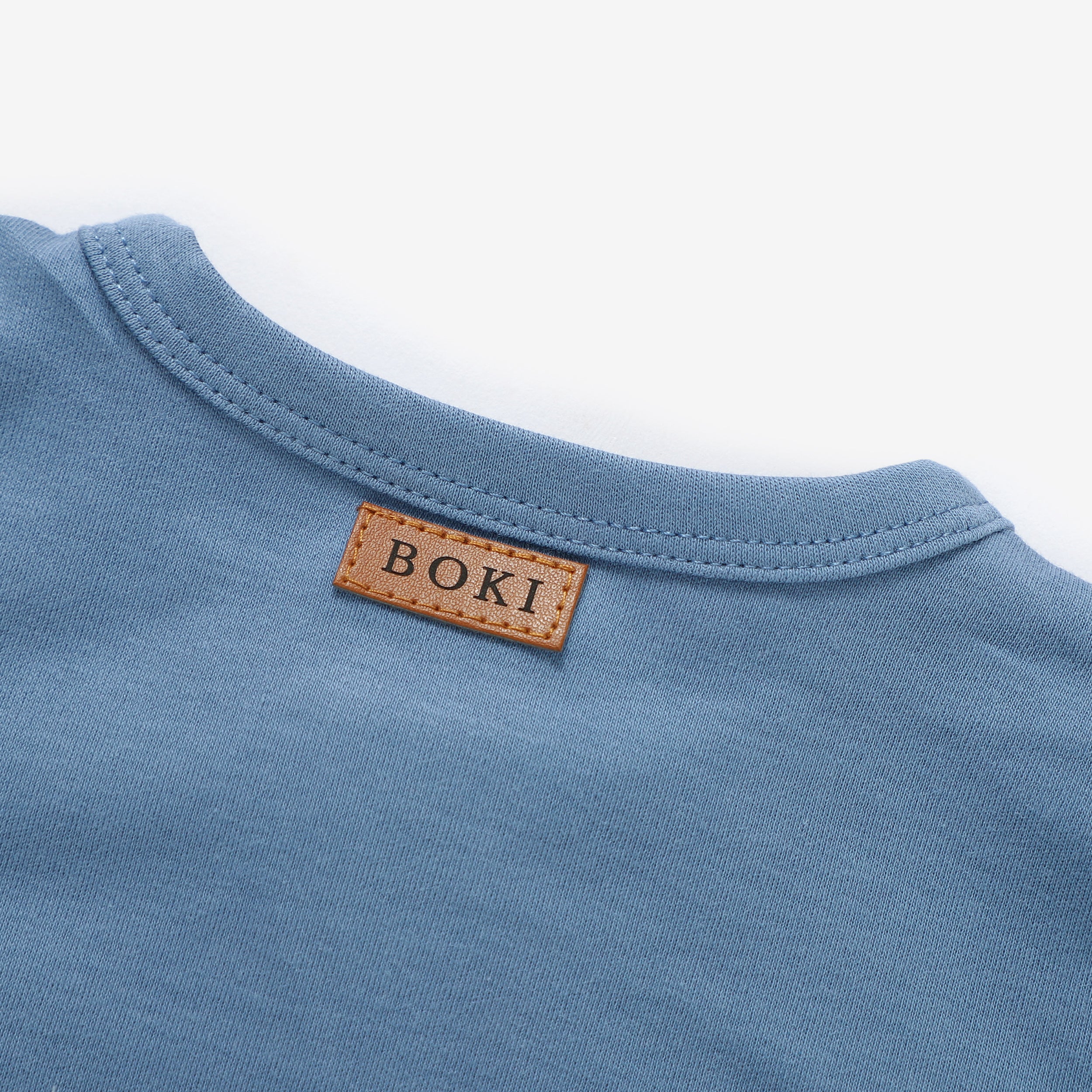 Organic Cotton 2-way Zipsuit with Footies & Mittens | Sky Blue
