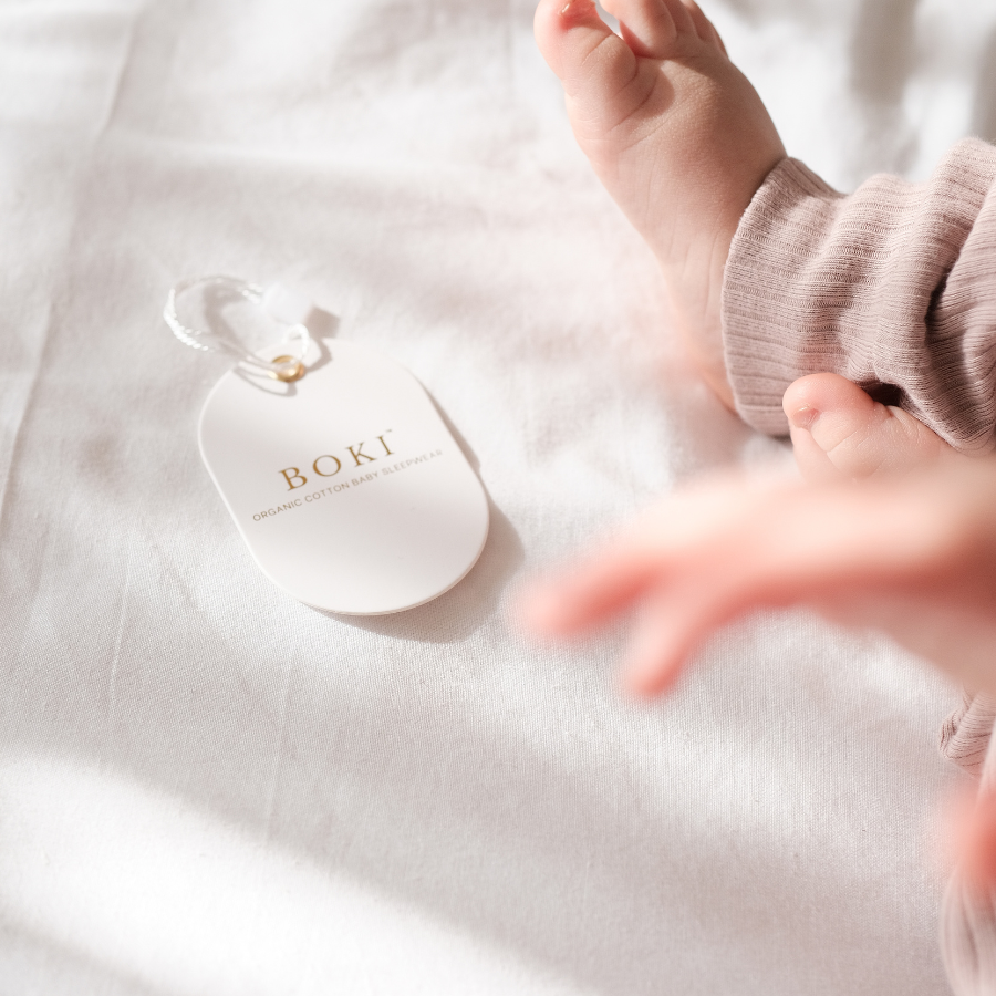 Organic Rib Long sleeve Pyjamas Set | Blush