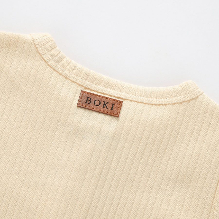 Organic Cotton 2-way Zipsuit with Footies & Mittens | Crème