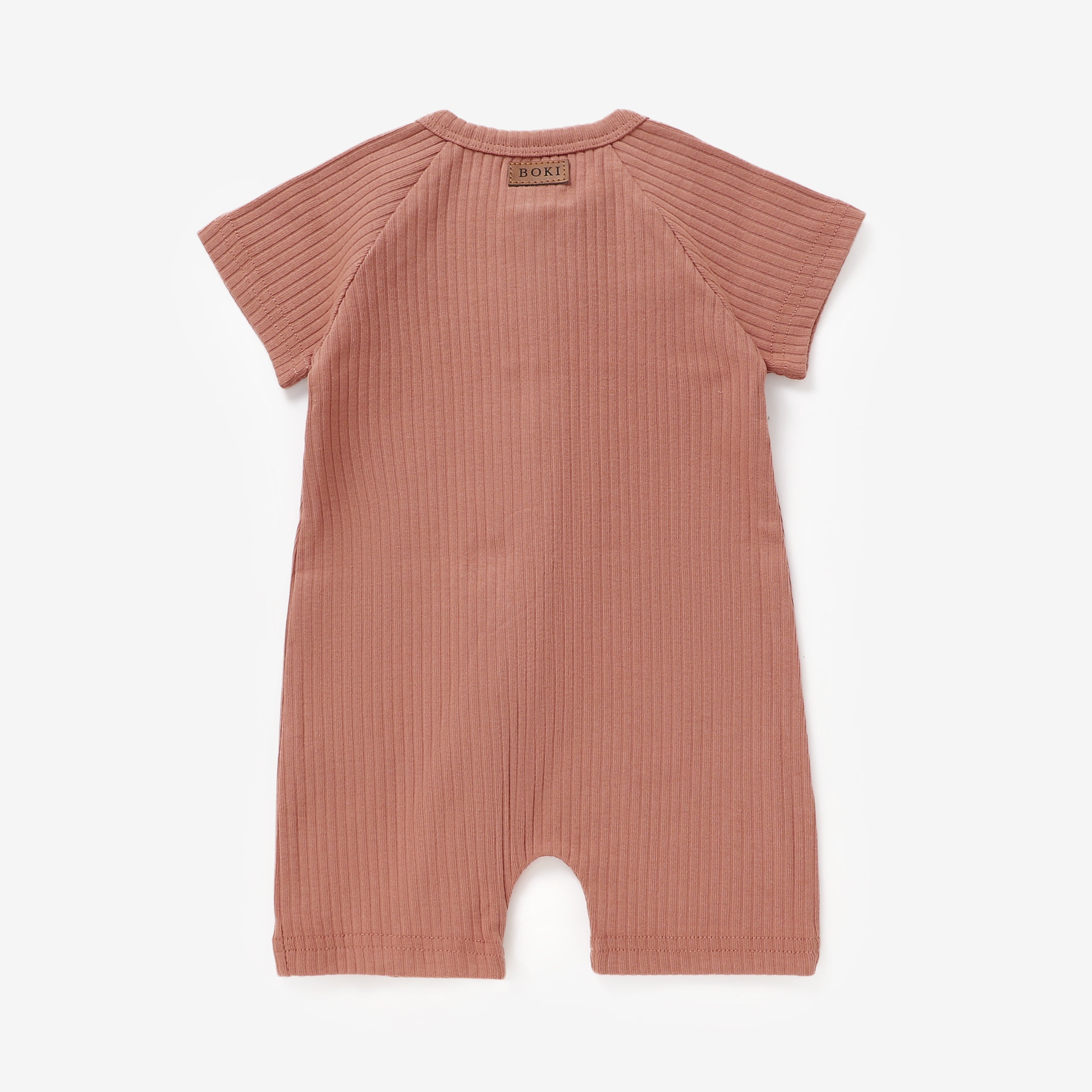 Organic Cotton 2-way Summer Zipsuit | Clay