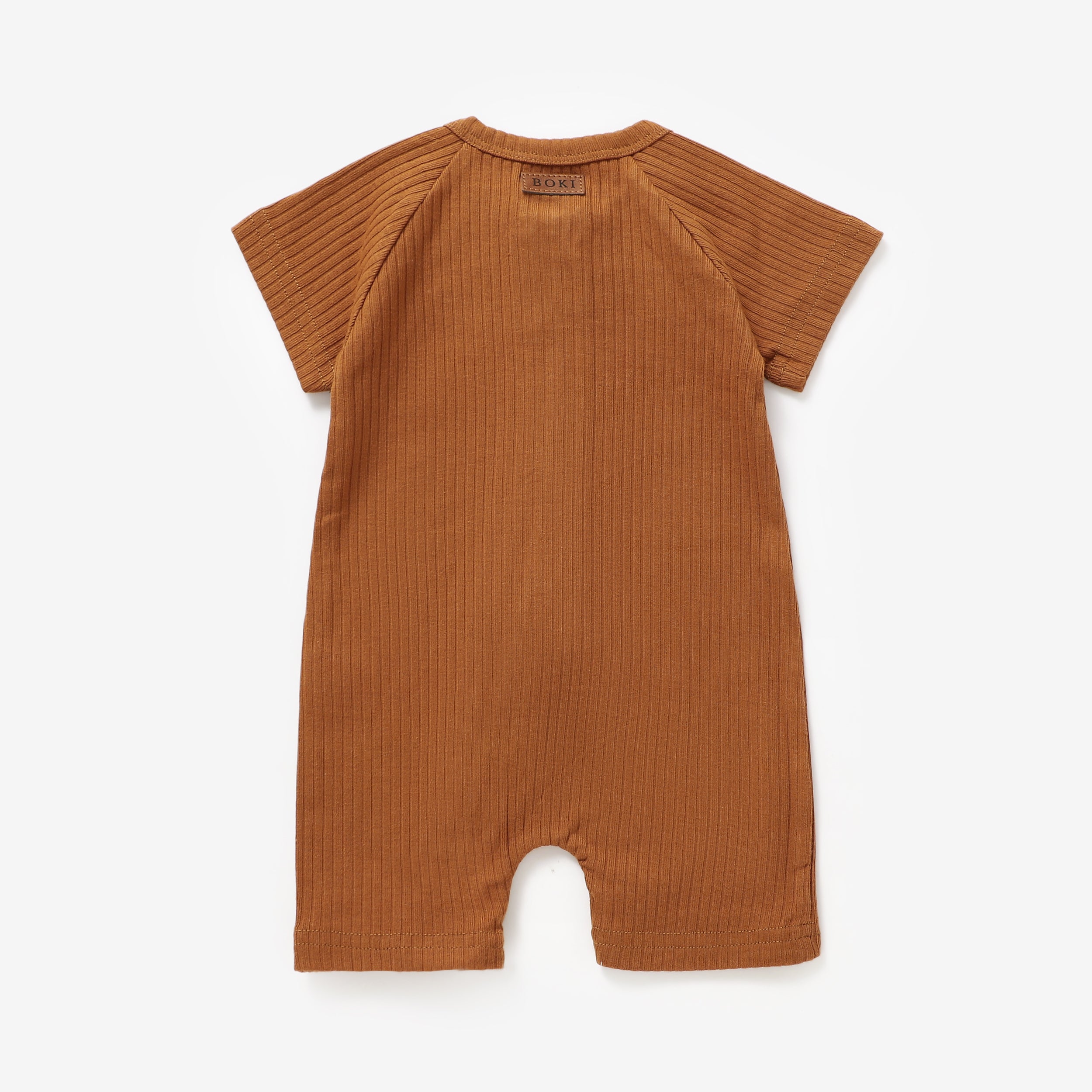 Organic Cotton 2-way Summer Zipsuit | Rust