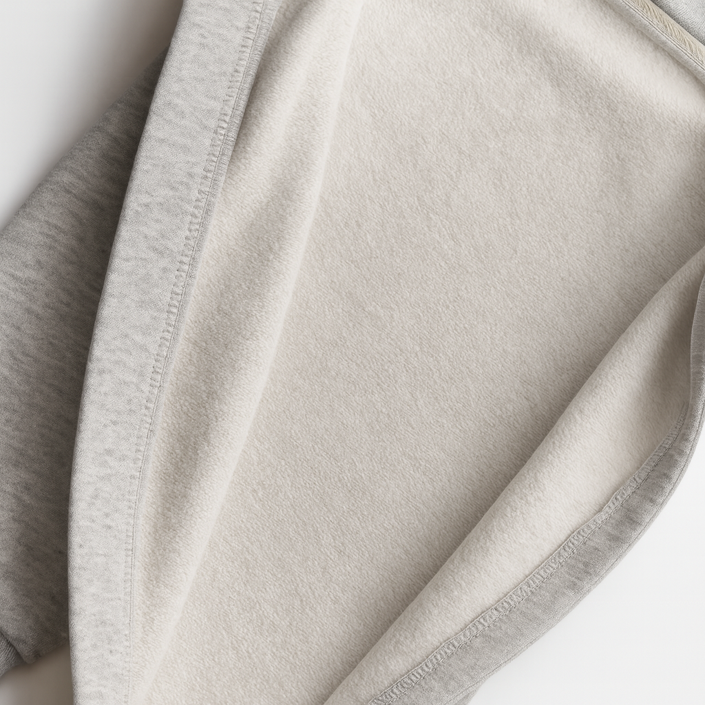 Organic Cotton Hooded Tracksuit Zippie| Light Oat