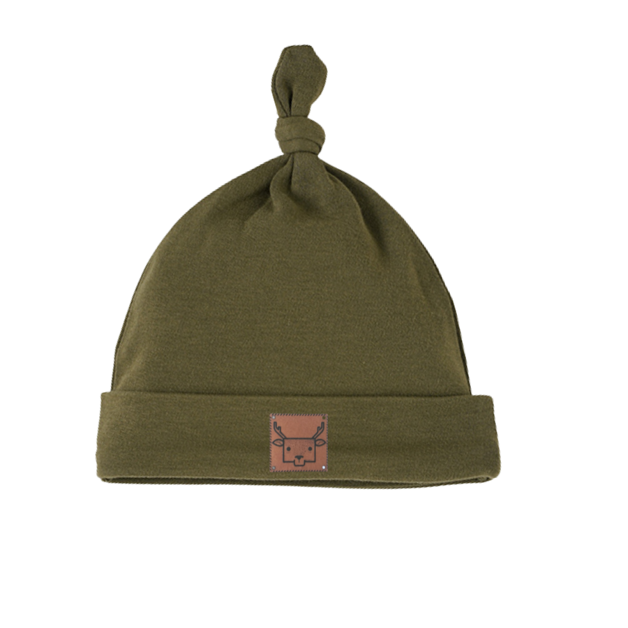 Organic Cotton Knot Hat | Khaki - BOKI