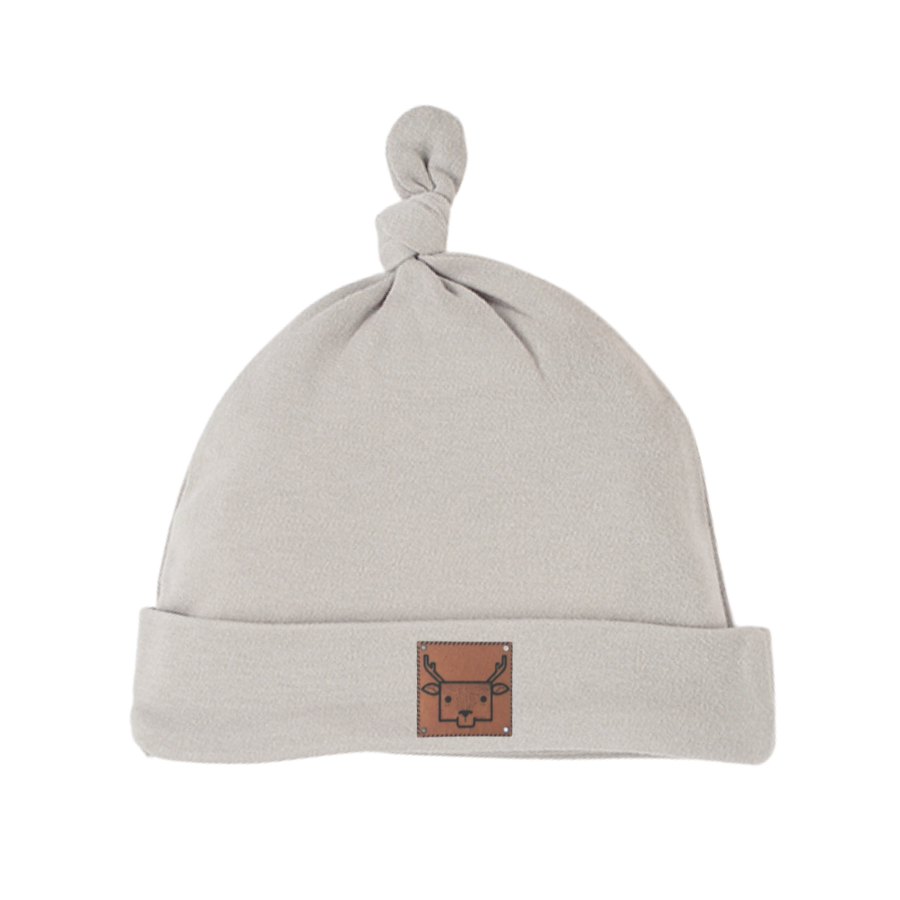 Organic Cotton Knot Hat | Stone - BOKI