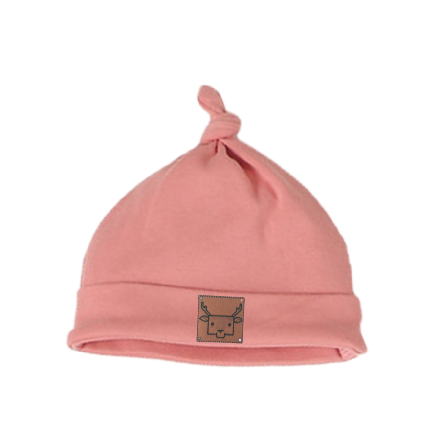 Organic Cotton Knot Hat | Salmon - BOKI