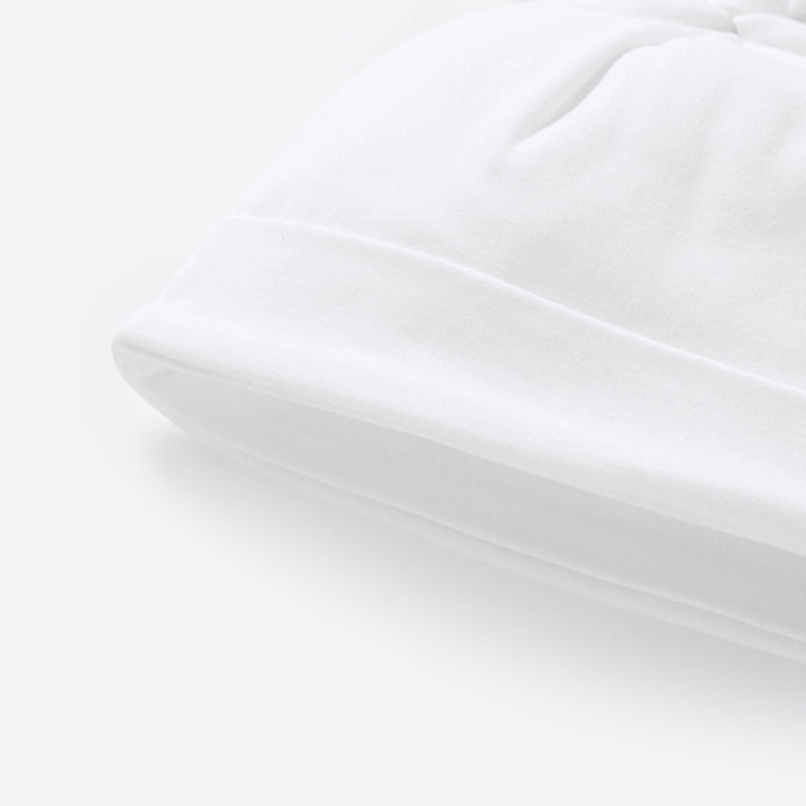 4 Piece Organic Brushed Cotton Bundle Set | Soft White