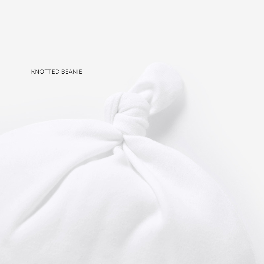 4 Piece Organic Brushed Cotton Bundle Set | Soft White
