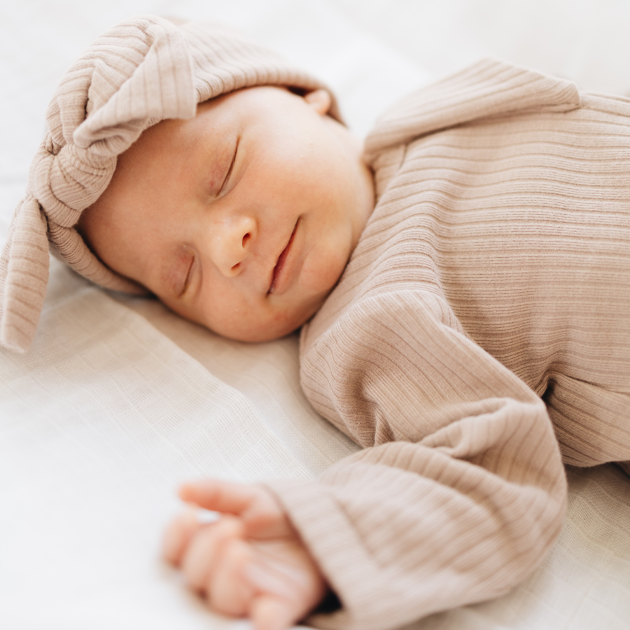 Organic Cotton 2-way Zipsuit with Footies & Mittens | Oatmeal