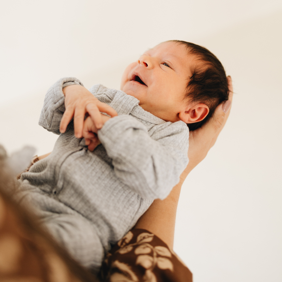 Organic Cotton 2-way Zipsuit with Footies & Mittens | Light Grey