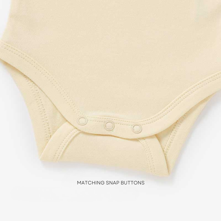 4 Piece Organic Brushed Cotton Bundle Set | Honey Cream