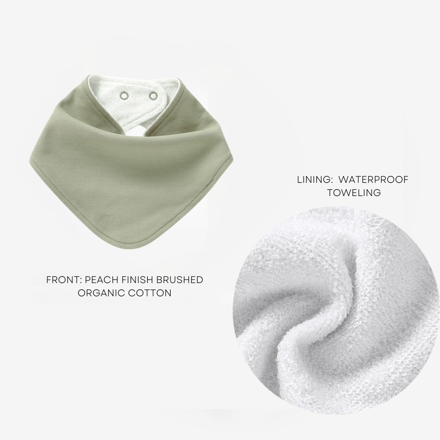 4 Piece Organic Brushed Cotton Bundle Set | Fern