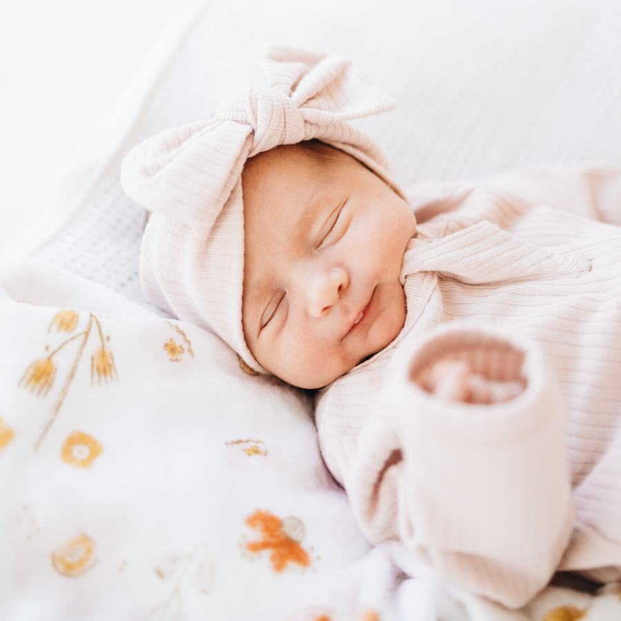 Organic Cotton 2-way Zipsuit with Footies & Mittens | Blush