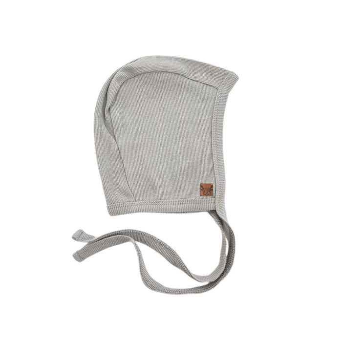 Organic Cotton Bonnet | Ash Grey