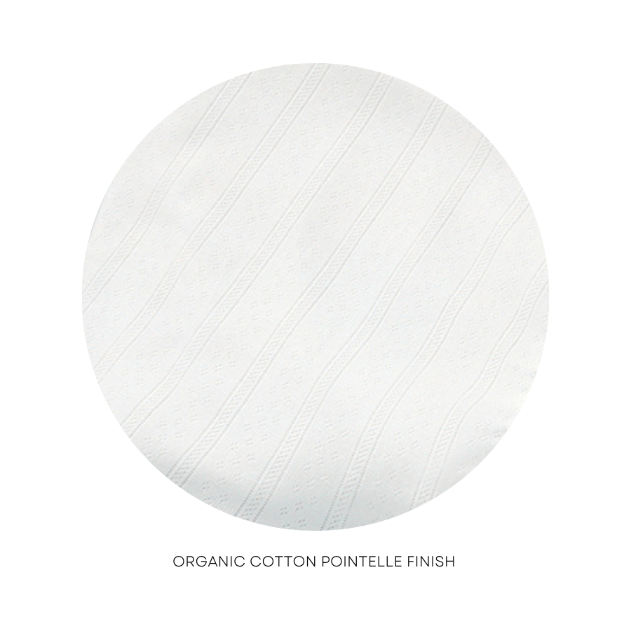 4 Piece Organic Pointelle Bundle Set | Pearl