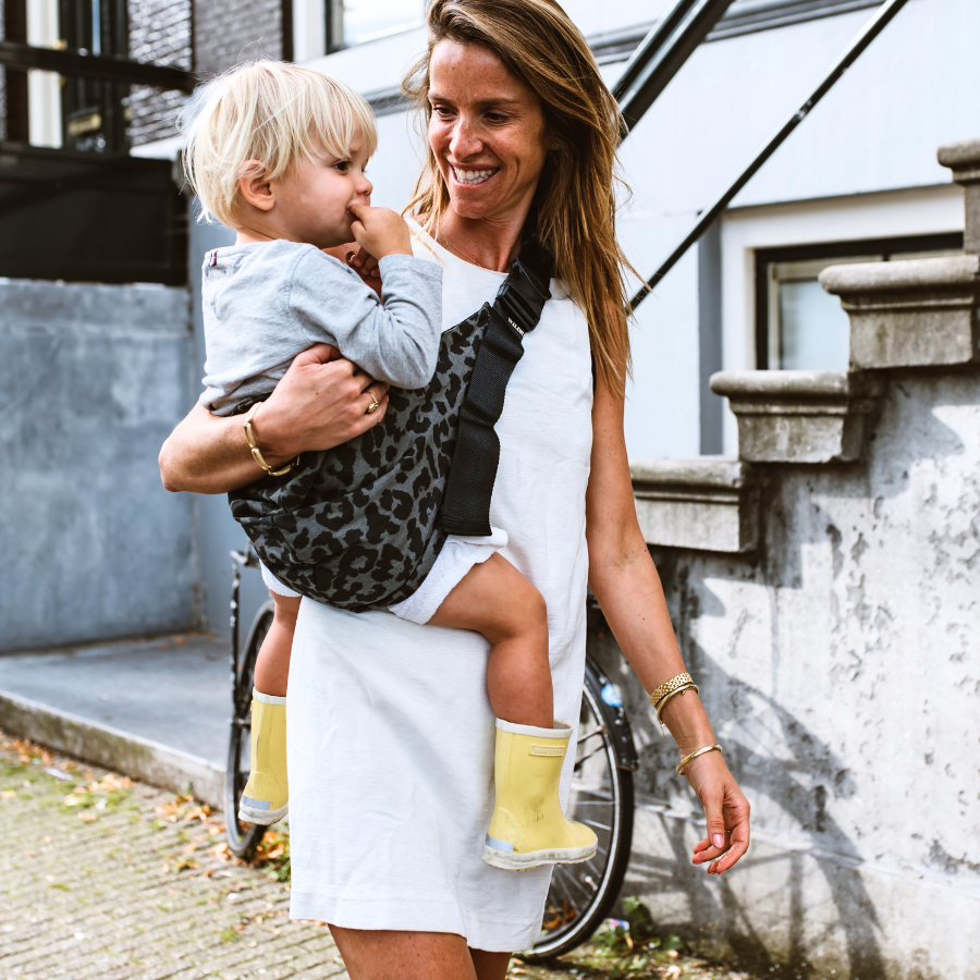 Wildride Toddler Carrier | Grey Leopard