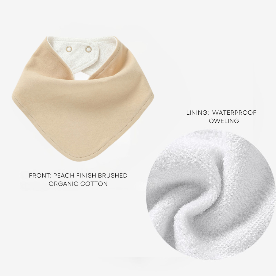 4 Piece Organic Brushed Cotton Bundle Set | Almond