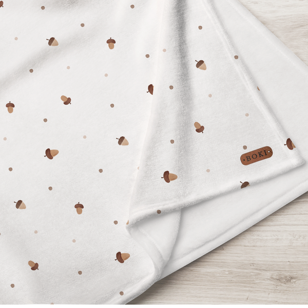 Soft Fleece Receiving / Cot Blanket | Little Acorn