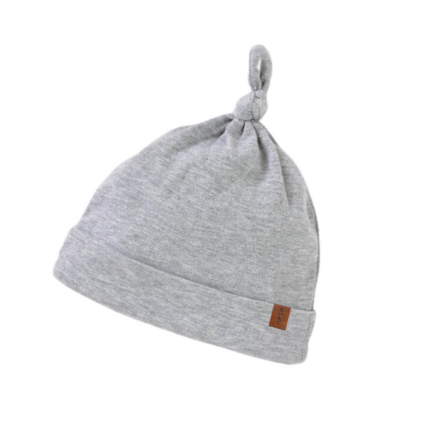 Organic Cotton Knot Hat | Dove Grey