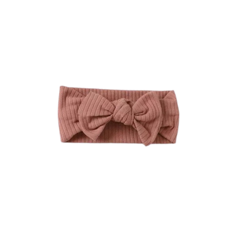 Organic Cotton Baby Girl Headband | Clay - BOKI